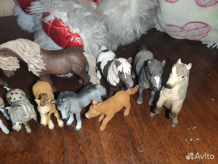 Фигурки лошадей шляйх пони игрушки schleich