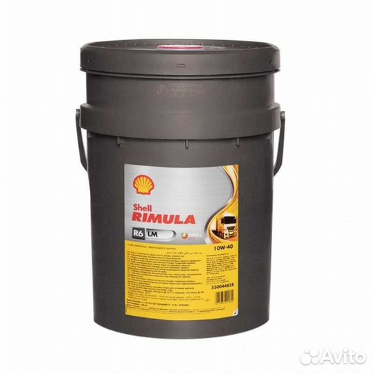 Масло моторное shell rimula R6 LM 10W-40 20л