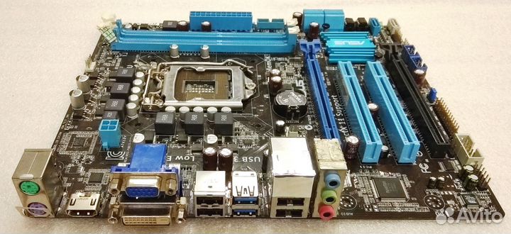 Asus P8B75-M LE (socket 1155) без сетки (LAN)