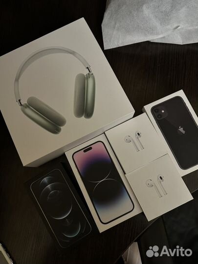 Оригинальные коробки от apple