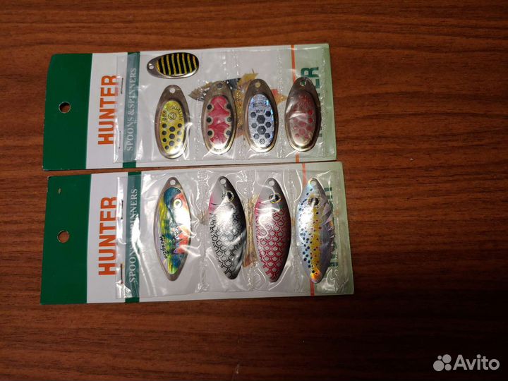 Блесны вертушки 5-20 гр