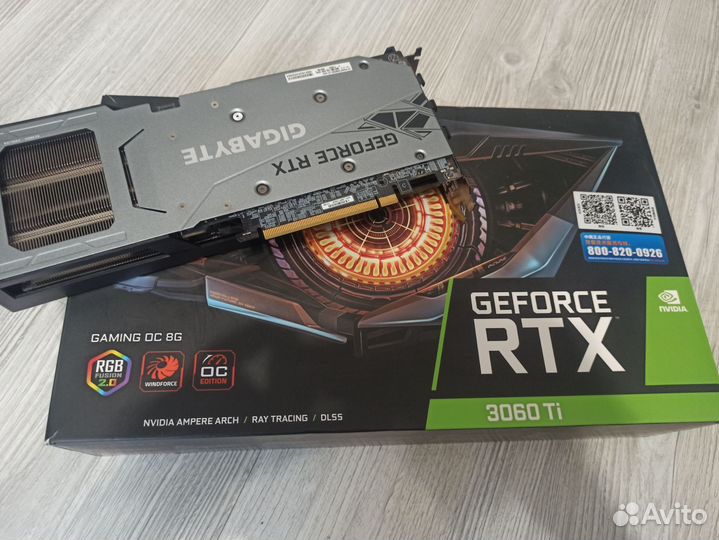 Видеокарта rtx 3060ti gigabyte