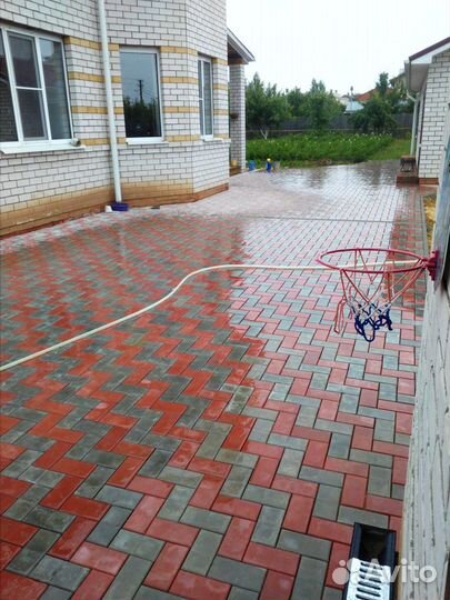 Укладка брусчатки