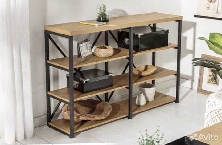 Стеллаж - консоль под телевизор