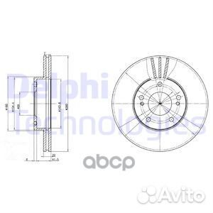 BG2682 диск тормозной передний Nissan Maxima a