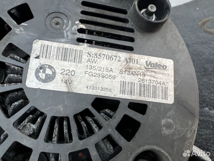 Генератор 220A BMW dizel N57 F10 F25 F01 F07 F06