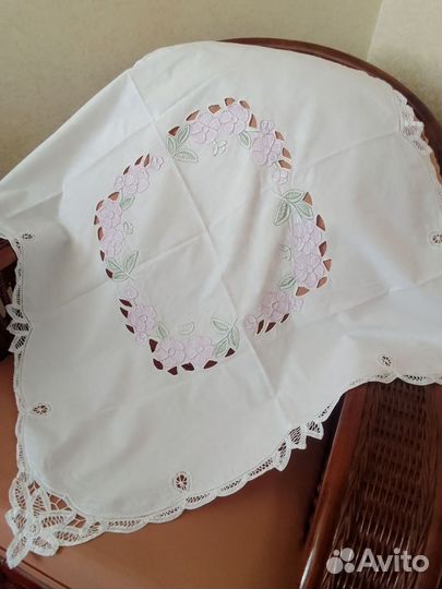 Скатерть чайная, винтаж, Германия, ручная работа