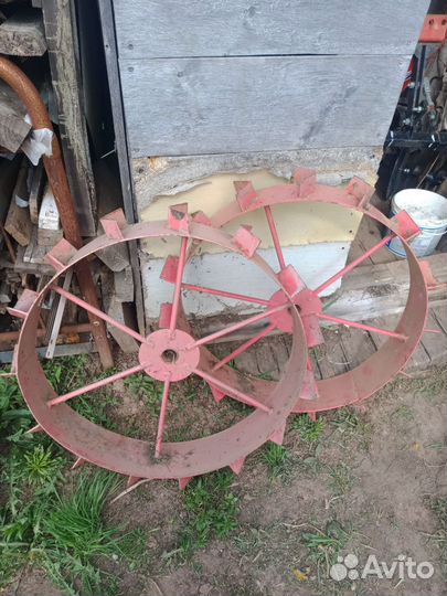 Грунтозацепы,роторная косилка для мотоблока Салют