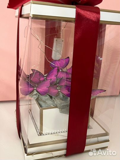 Композиция с бабочками