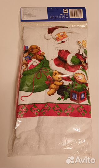 Новогодний кухонный набор (прихватка, рукавица, по