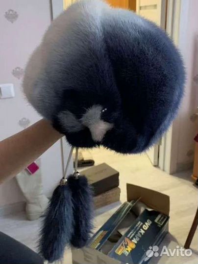 Шапка женская норковая