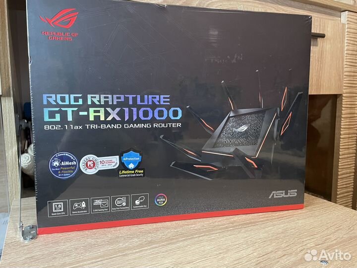 Роутер Asus Rog rapture GT-AX11000 pro