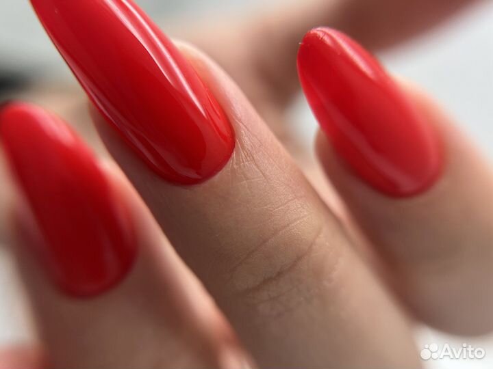 Маникюр гель лак Наращивание ногтей