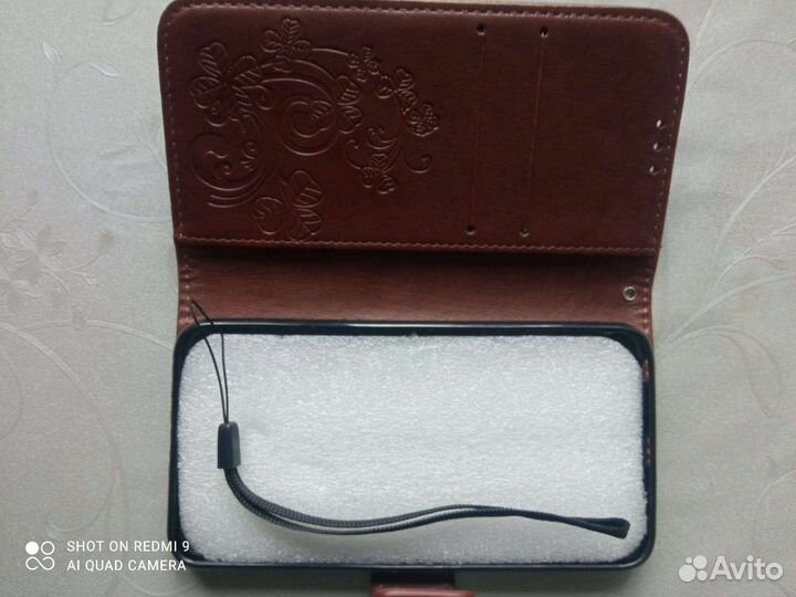 Чехол для телефона кожаный Xiaomi Redmi 4X