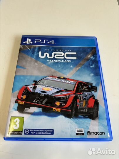 WRC generations для ps4 диск