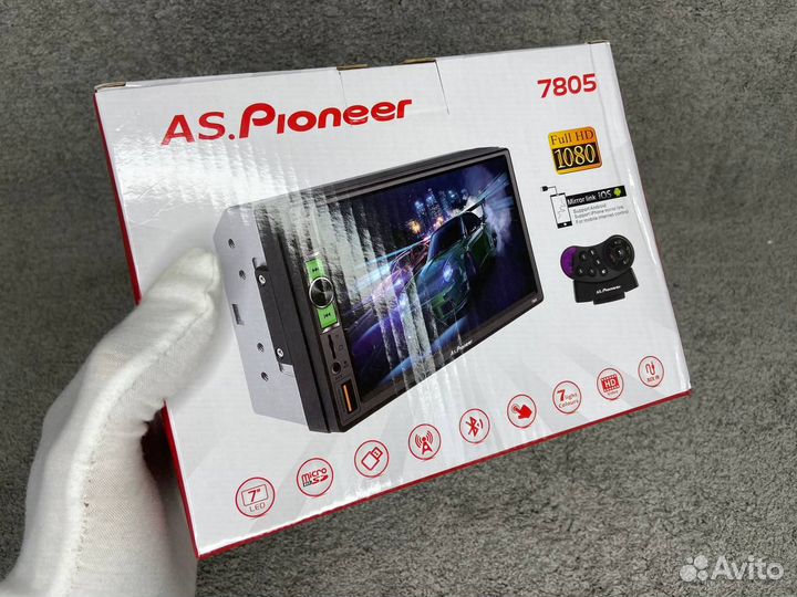 Магнитола Pioneer 7805 2din Новая