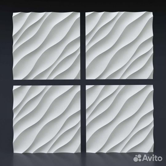 Гипсовая 3D панель 