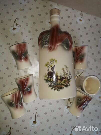 Словацкая керамика: ликерный набор 