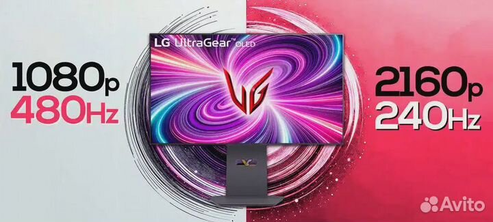 Монитор LG ultragear 32GS95UE 4K 240hz/1080P 480hz