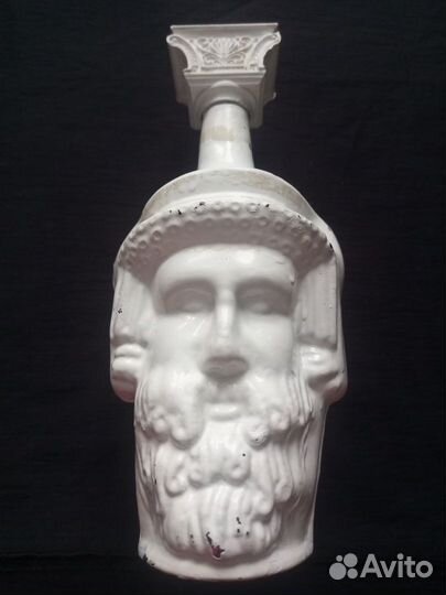 Бутылка стеклянная Янус - двуликий бог