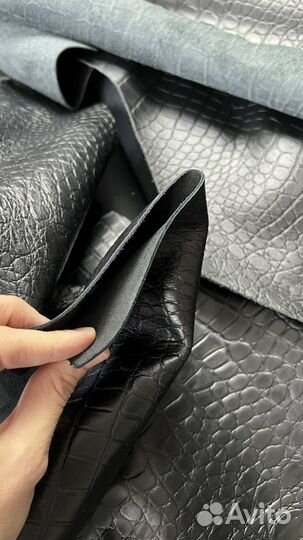 Кожа натуральная под крок, крс