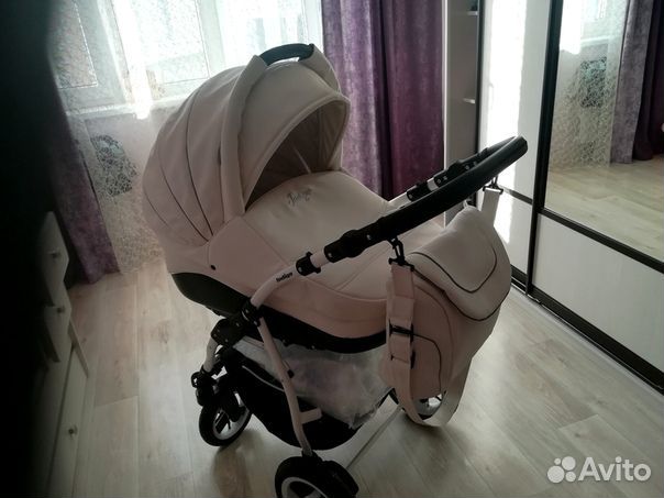 Коляска 2 в1 Экокожа