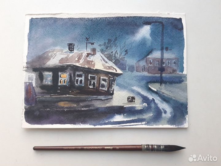 Картины акварелью