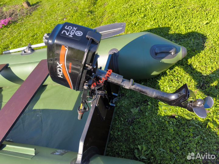 Надувная лодка пвх бу с мотором