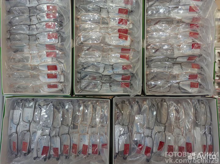 Готовые очки для зрения с диоптриями от -6 до +6