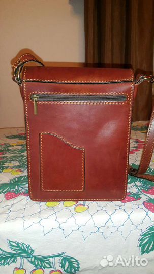 Барсетка сумка планшет кожаная мужская