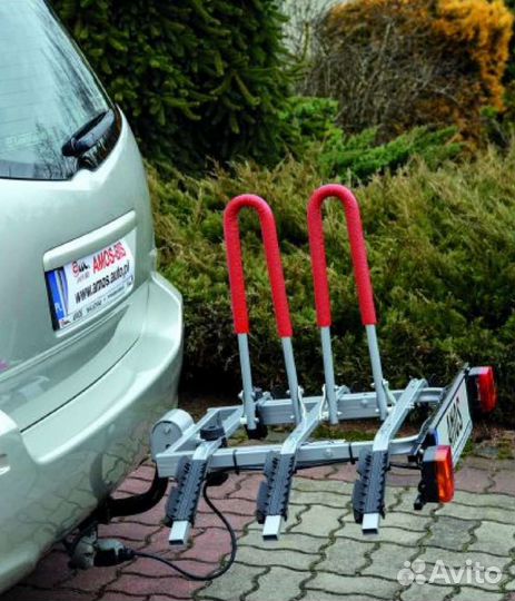 Велокрепление для транспортировки трёх велосипедов