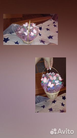 Букеты из бабочек