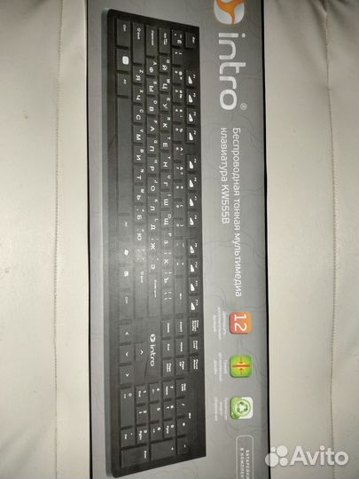 Беспроводная тонкая клавиатура Intro