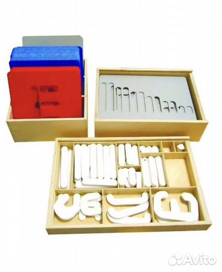 Конструктор букв Монтессори