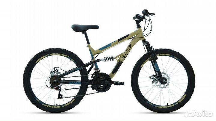 Велосипед altair MTB FS 24 D(18ск,рост15) 2022