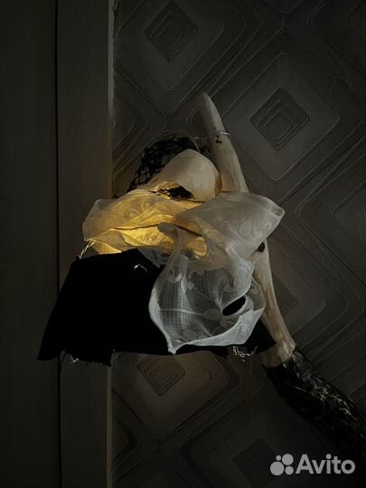 Посох ручной работы с лампочкой