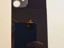 Заднее стекло на iPhone 12 mini черное (black)