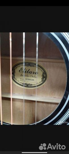 Электроакустическая гитара ElitaroE4150EQ BK