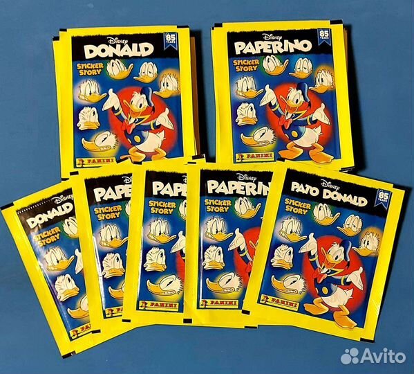 Дональд Дак 25 пакетиков Panini