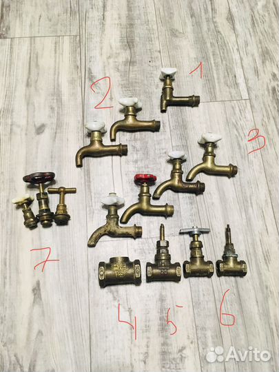 Кран латунный СССР