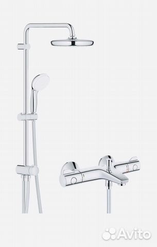 Смеситель для ванны с тропическим душем Grohe купить в Москве | Товары ...