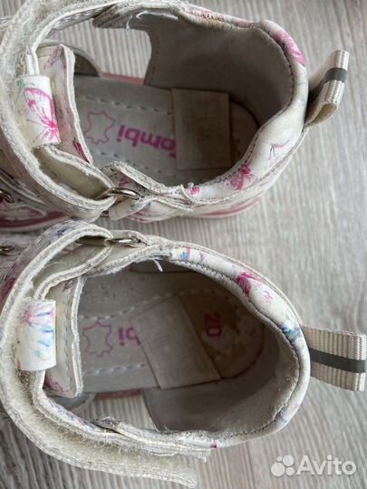 Босоножки для девочки 20 размер