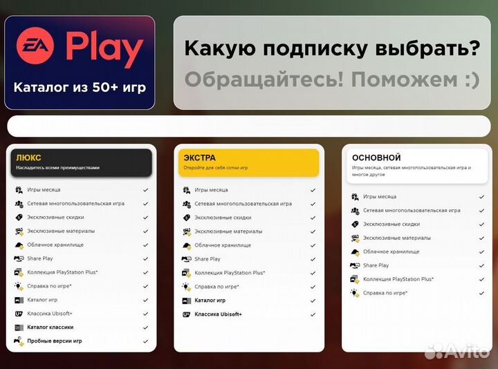 Игра в аренду подписка PS Plus Deluxe и не только