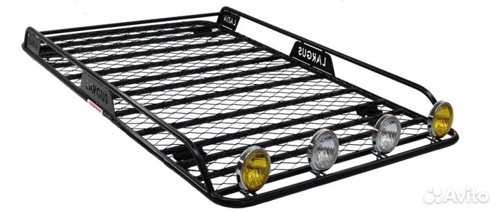 Багажник LADA Largus с боковым ограждением с сетко