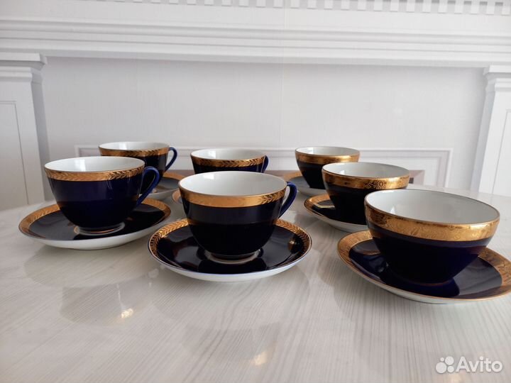 Чайные пары лфз СССР Кобальт