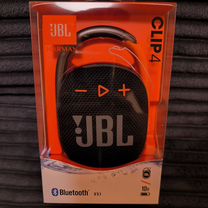 Колонка JBL Clip 4, 5 Вт, чёрный, оранжевый