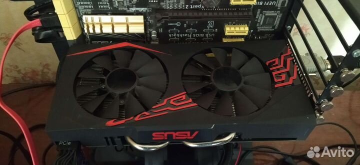 Видеокарта asus RX470 4G