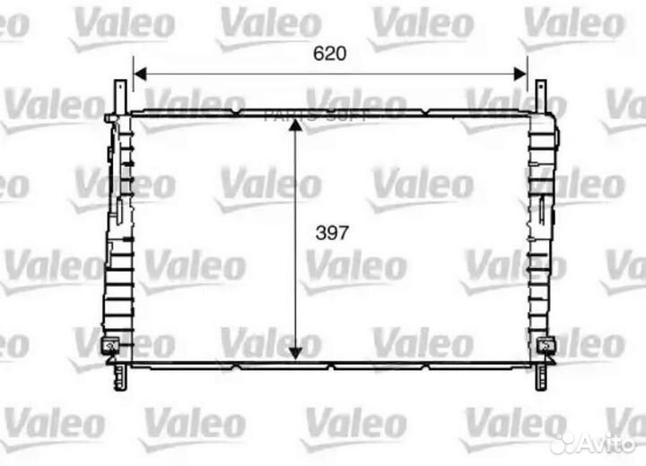 Радиатор охл. Mondeo 734287