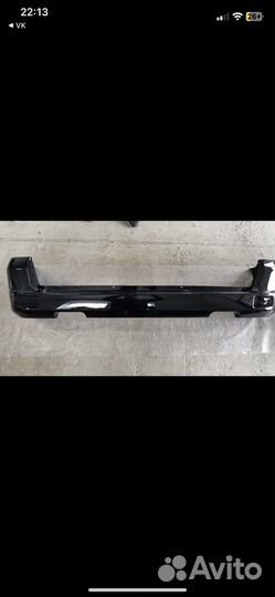 Бампер задний УАЗ патриот черный металлик