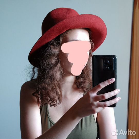 Шляпа фетровая женская